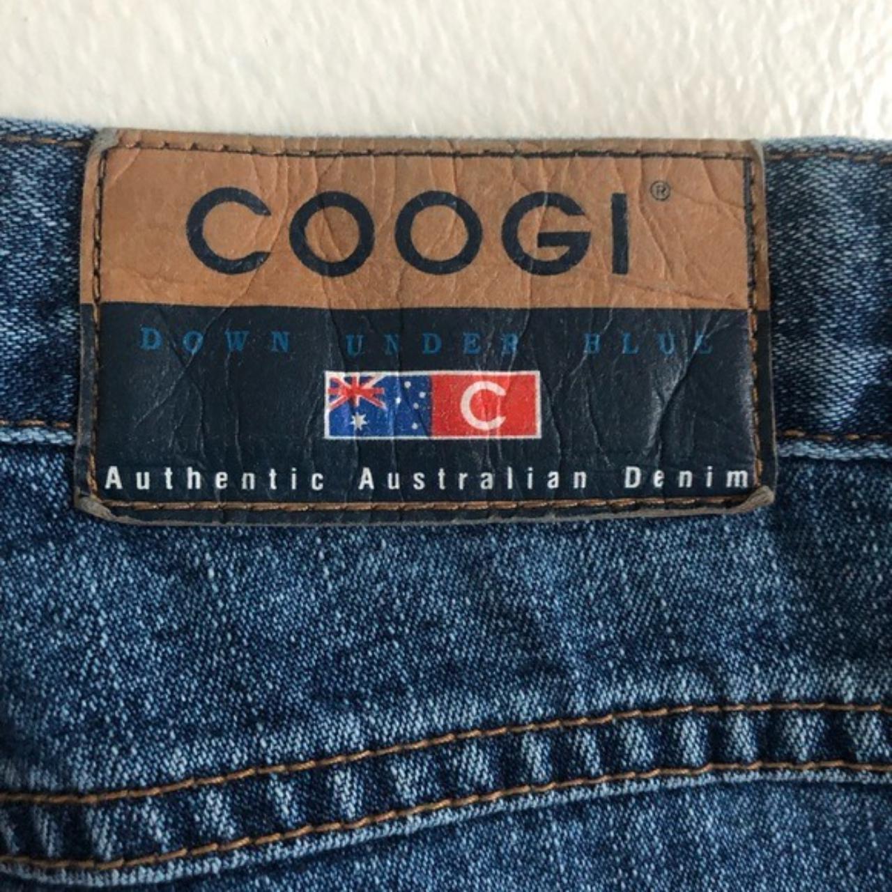クージー　COOGI 濃紺 肉厚 バギー デニム down under Blue COOGI