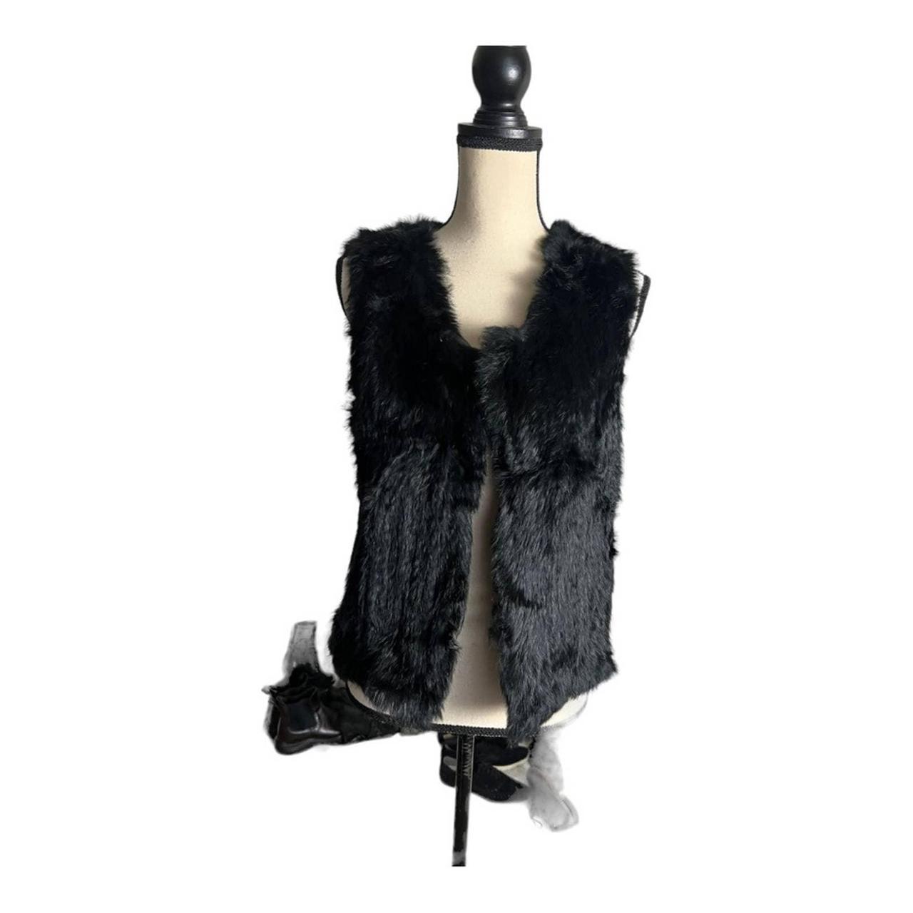 Online 525 America Classic Cropped Rabbit Fur Vest