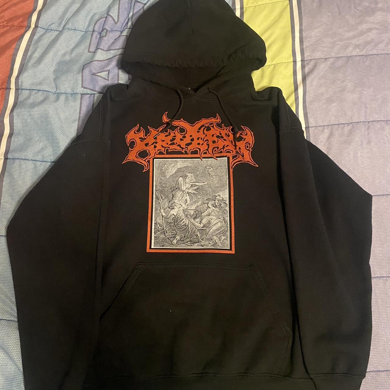 Large Kruelty Hoodie Kaonashi knocked loose vein... - Depop