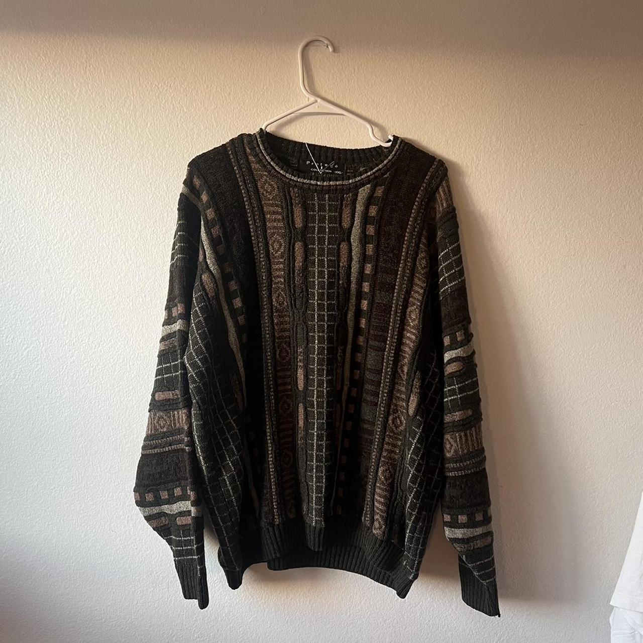 Coogi style sweater. xxl. From the brand protégé.... - Depop