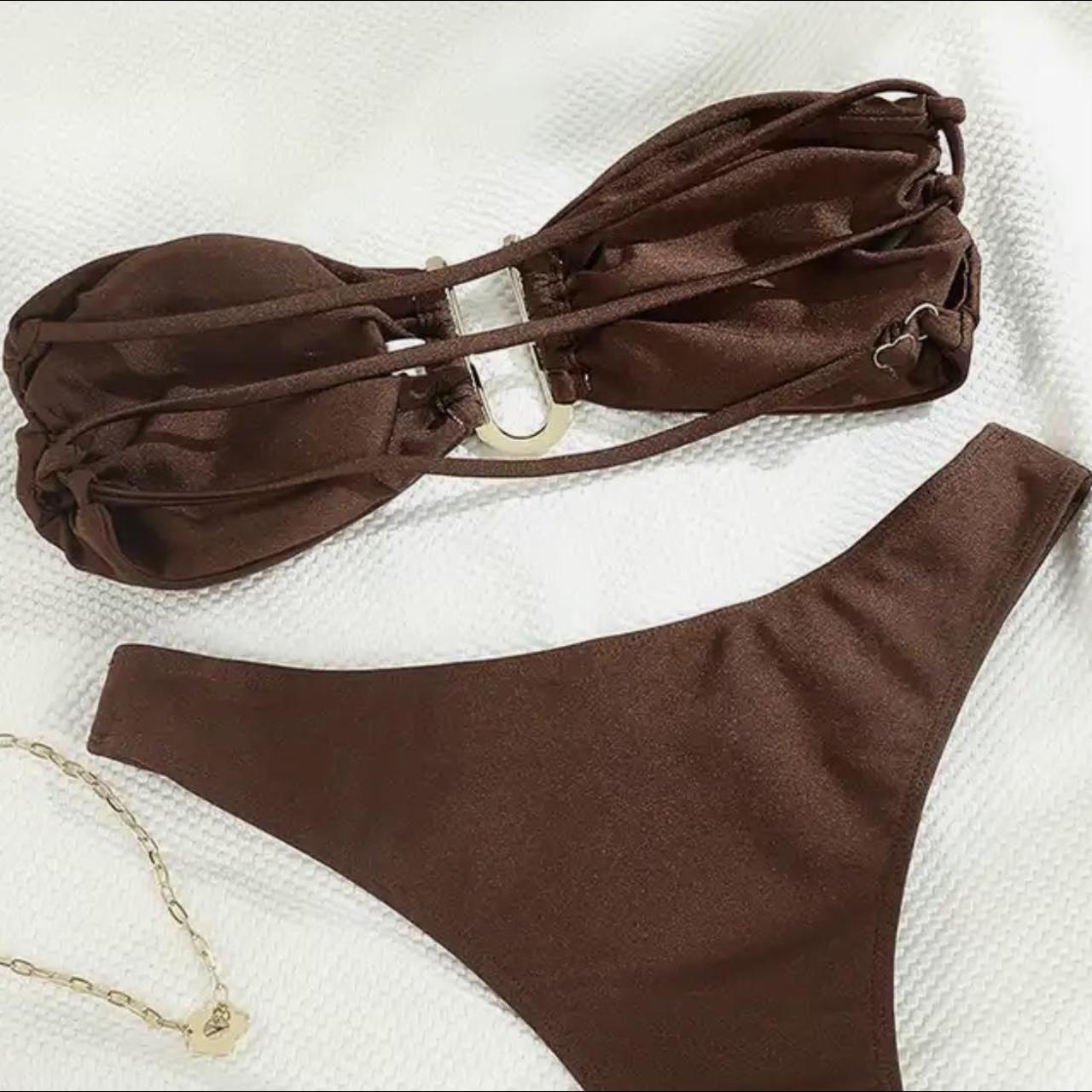 American Vintage Women's Brown Bikinis-and-tankini-sets | Depop