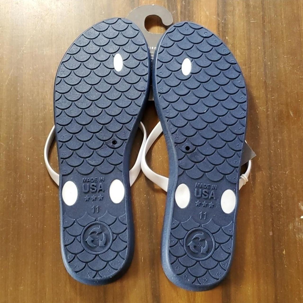 Third Oak Flip Flop Sandals Made in USA Size 11