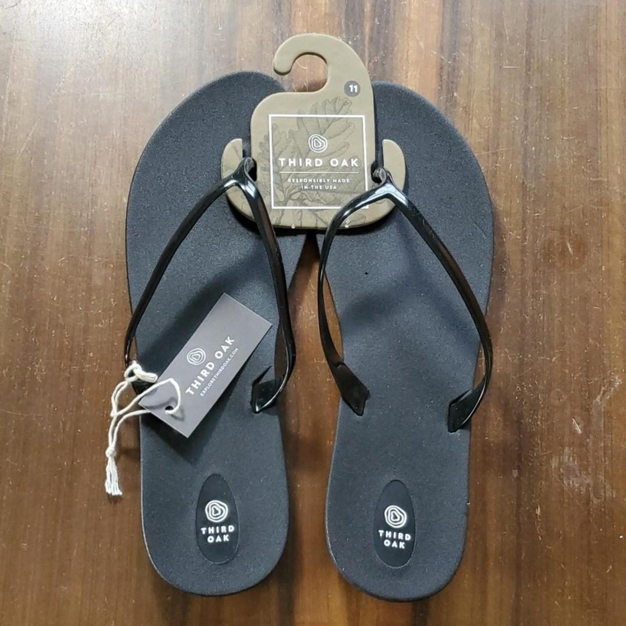 Third Oak Flip Flop Sandals Made in USA Size 10 & 11