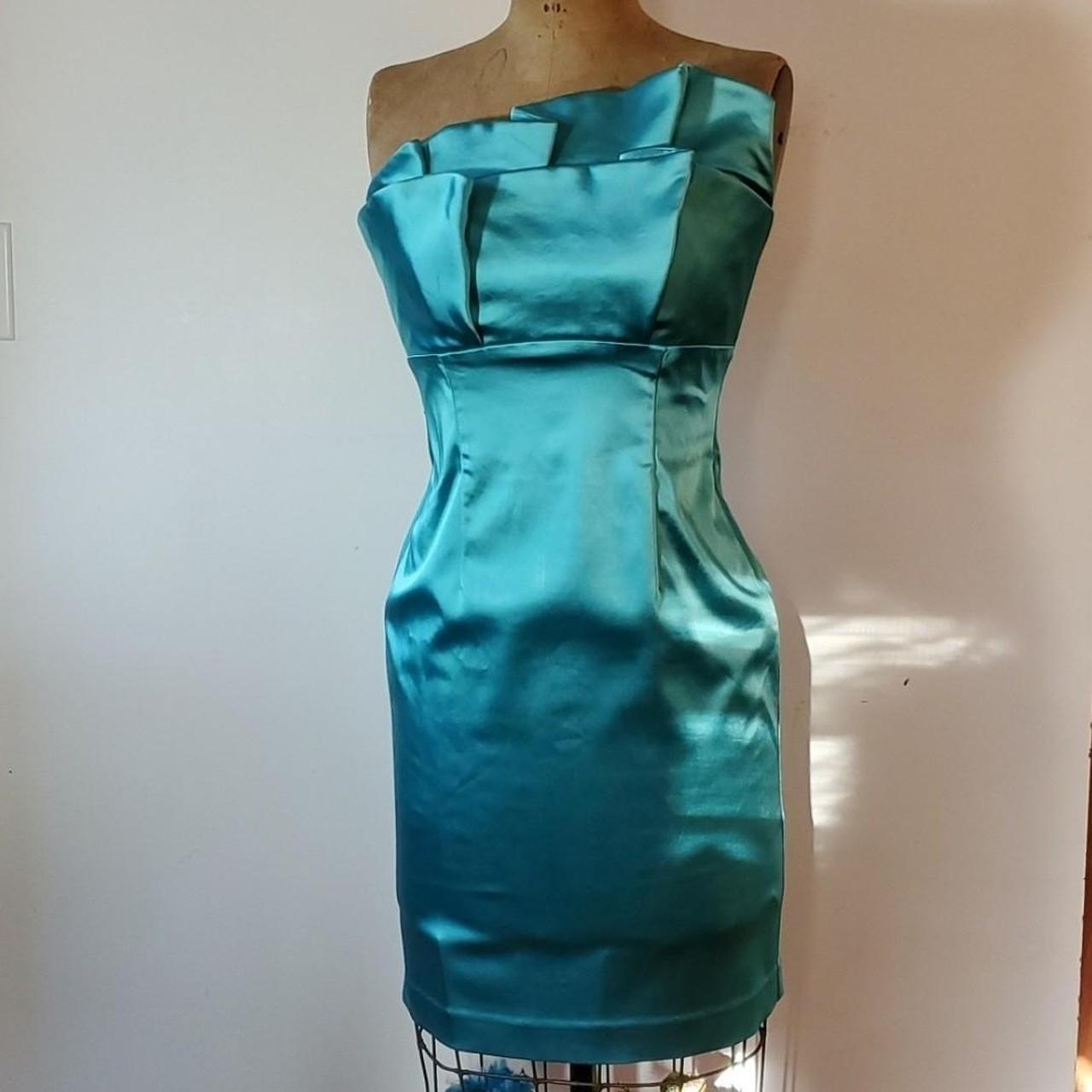 Bebe turquoise cheap dress