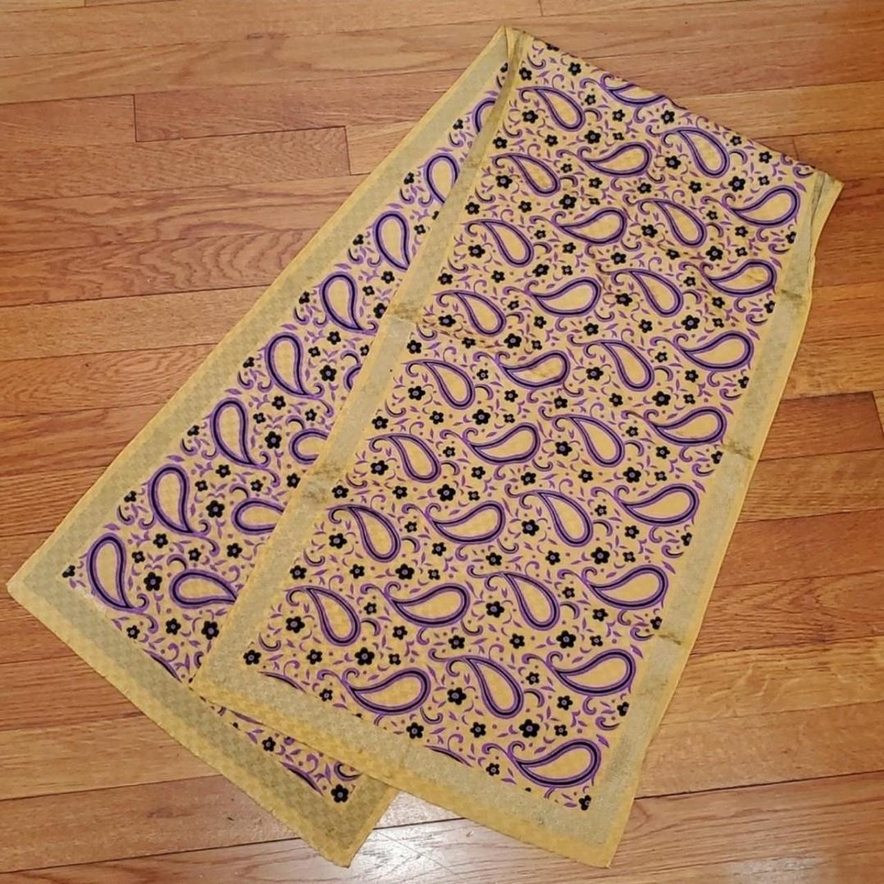 Albert Nipon Women's Scarf - Purple/Gold – Albert… - image 4