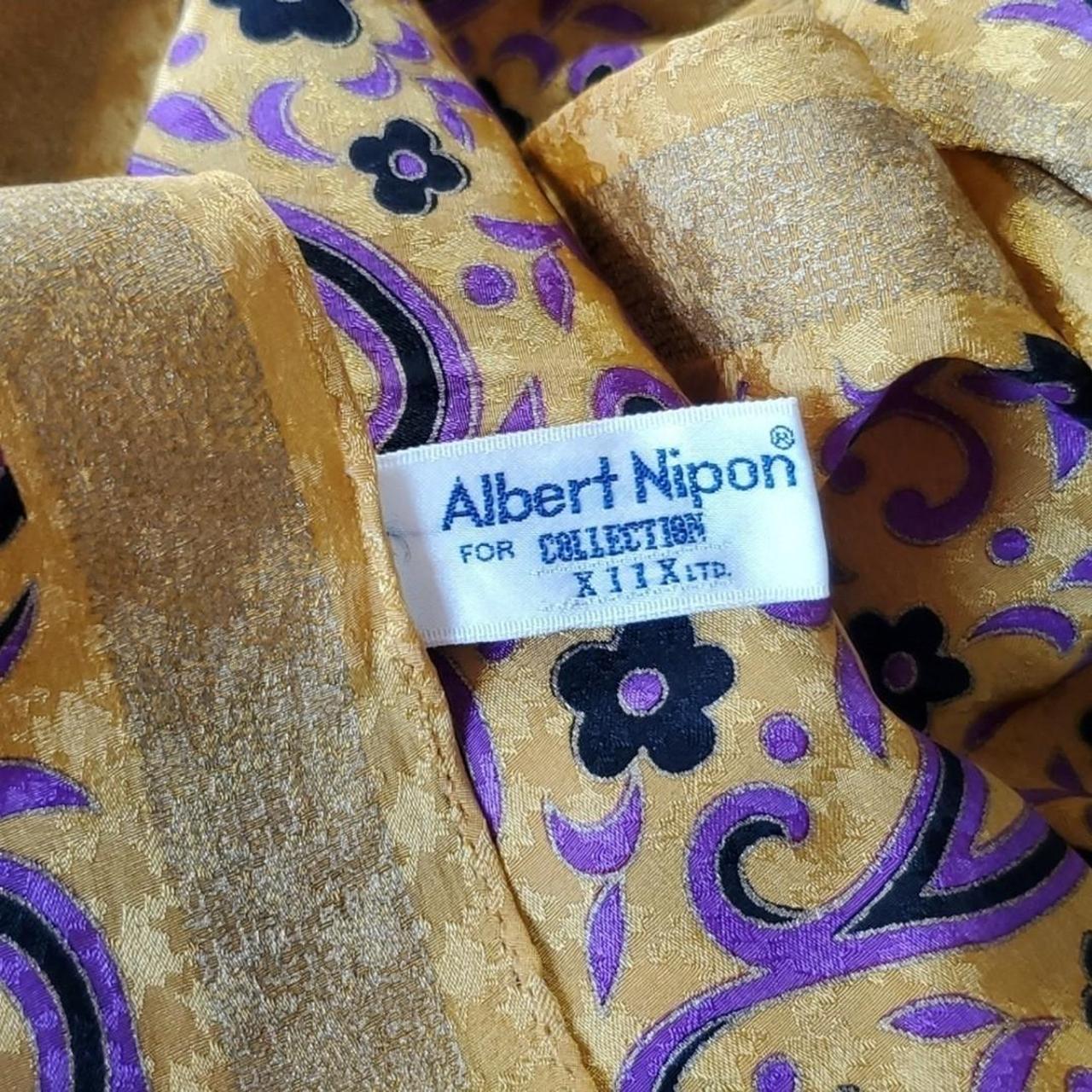 Albert Nipon Women's Scarf - Purple/Gold – Albert… - image 7