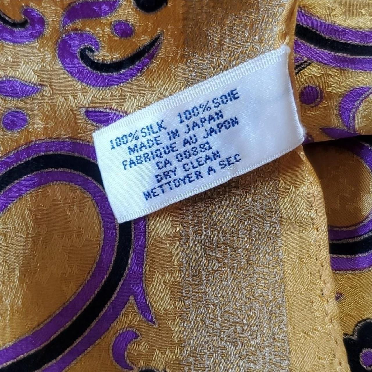 Albert Nipon Women's Scarf - Purple/Gold – Albert… - image 8