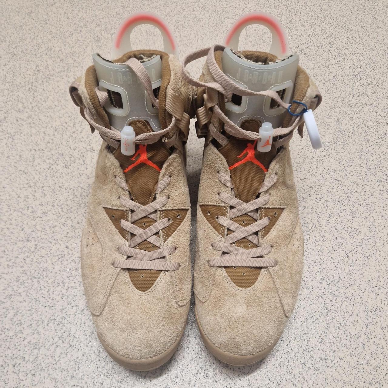 british khaki jordan 6 glow in the dark