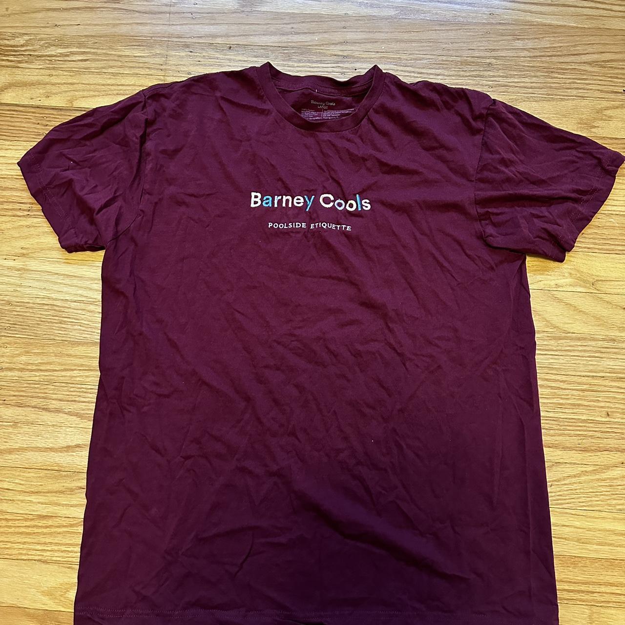 Barney Cools Men's Burgundy T-shirt (2)