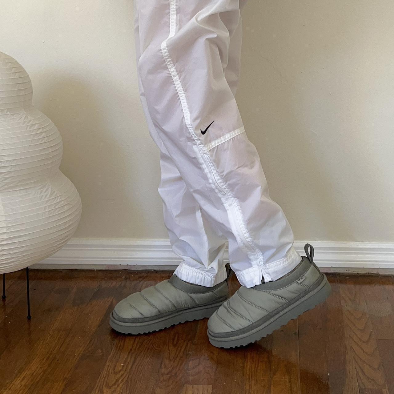 Nike white windbreaker pants best sale