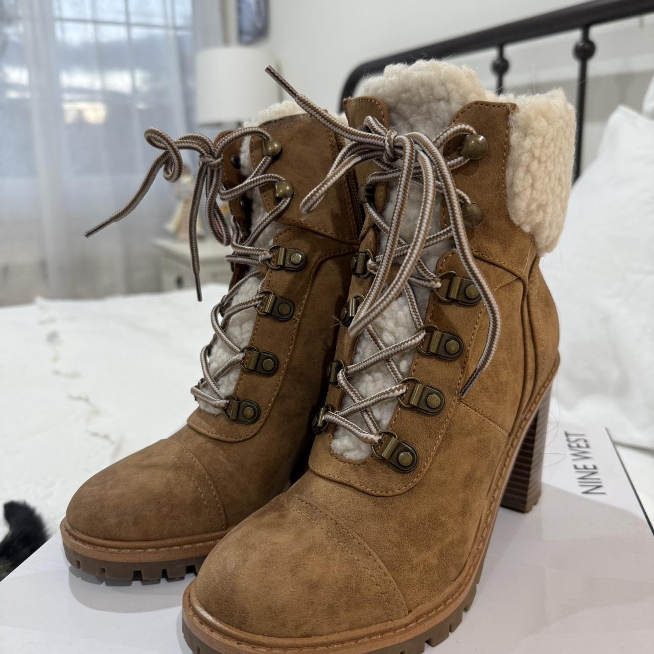 Nine West Women's Boots Tan/Brown US – High Heel Boots NINE