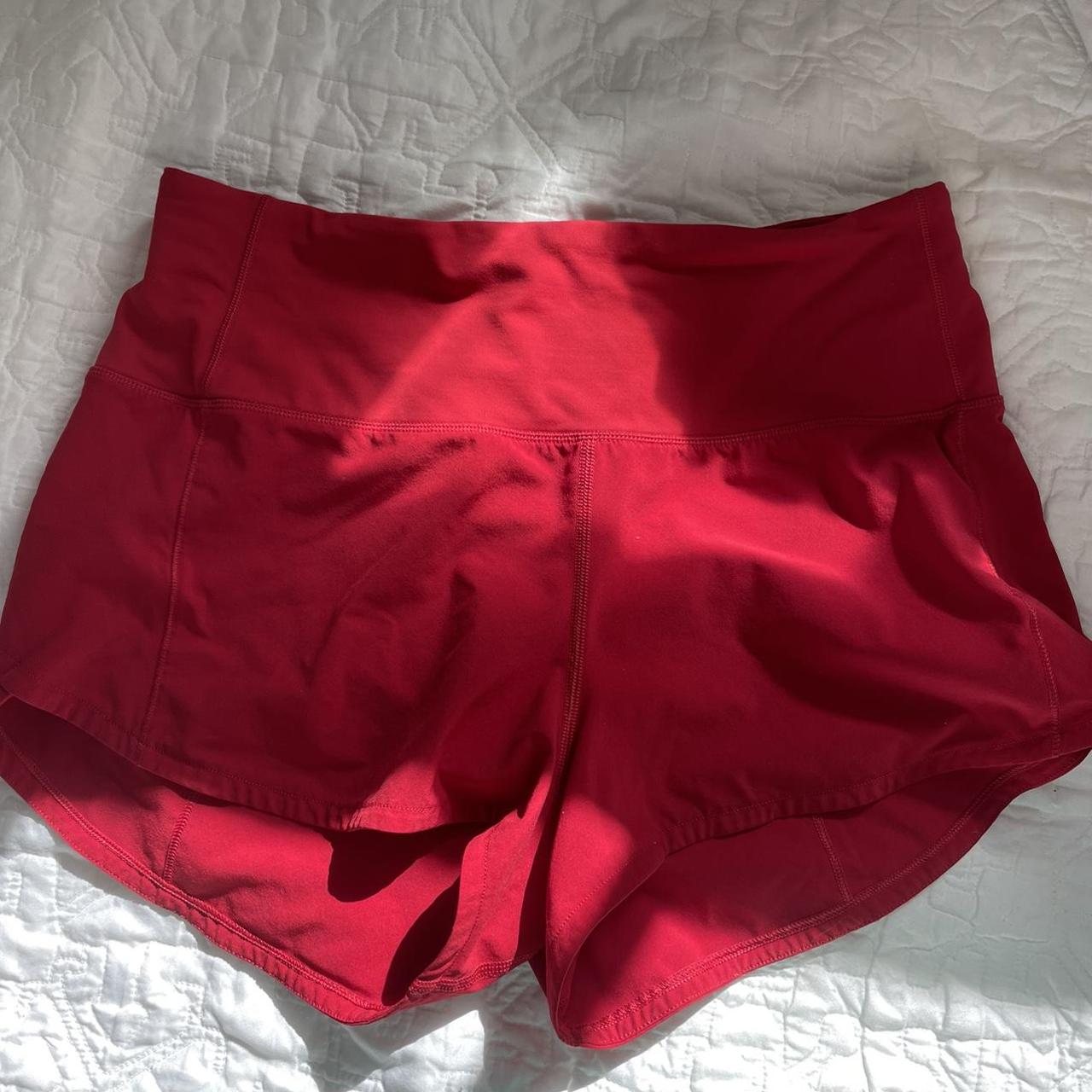 Lululemon shorts speed up high rise shorts dark... Depop