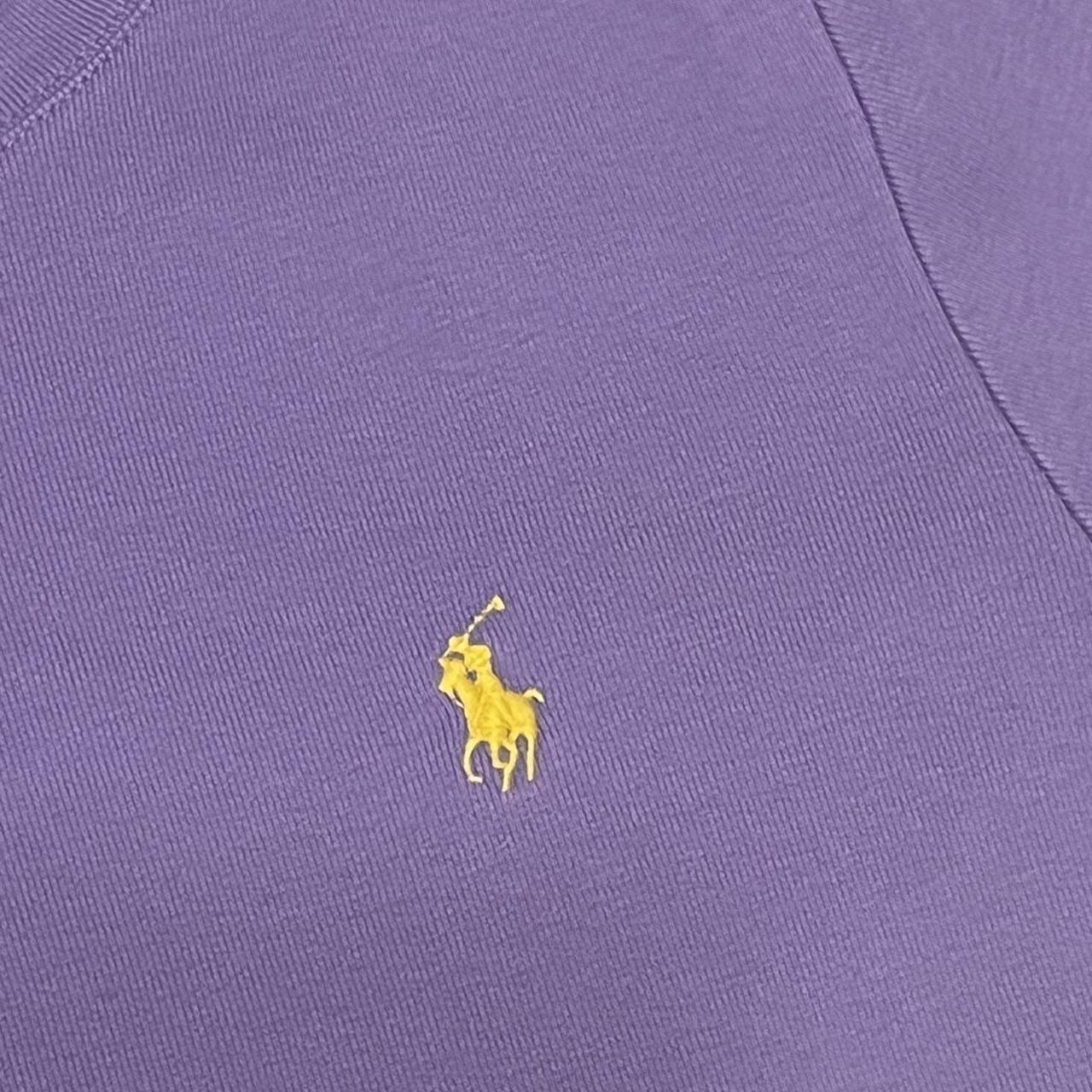 Ralph Lauren Purple and yellow tee -Vintage and a... - Depop