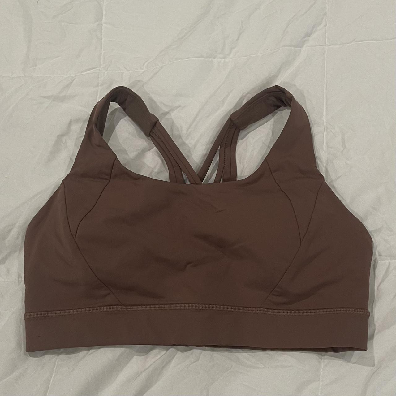 lululemon brown sports bra - Depop