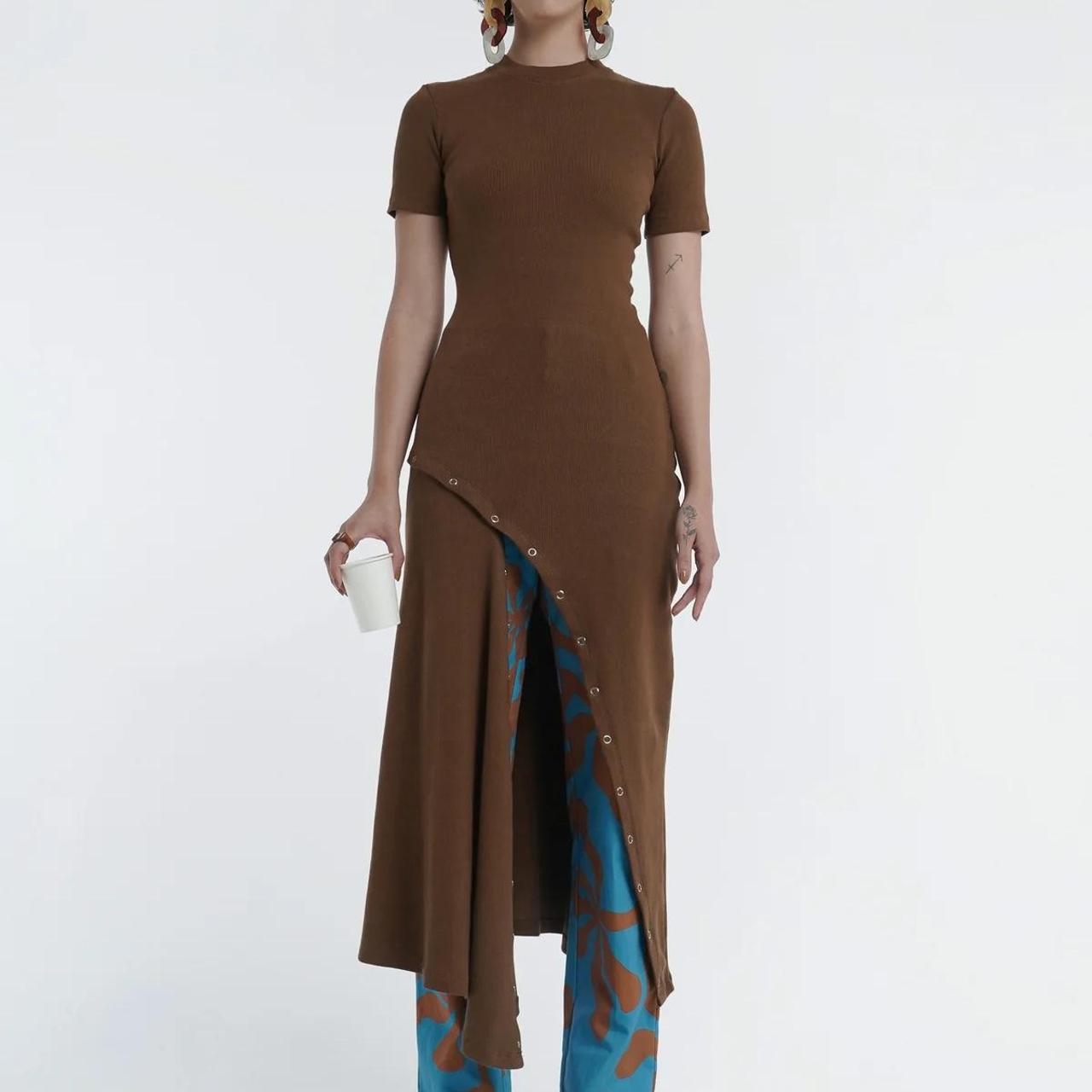 Women's Brown Dress Depop