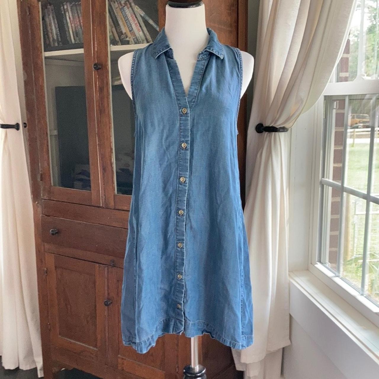 cloth stone Soft Denim Sleeveless Dress Size