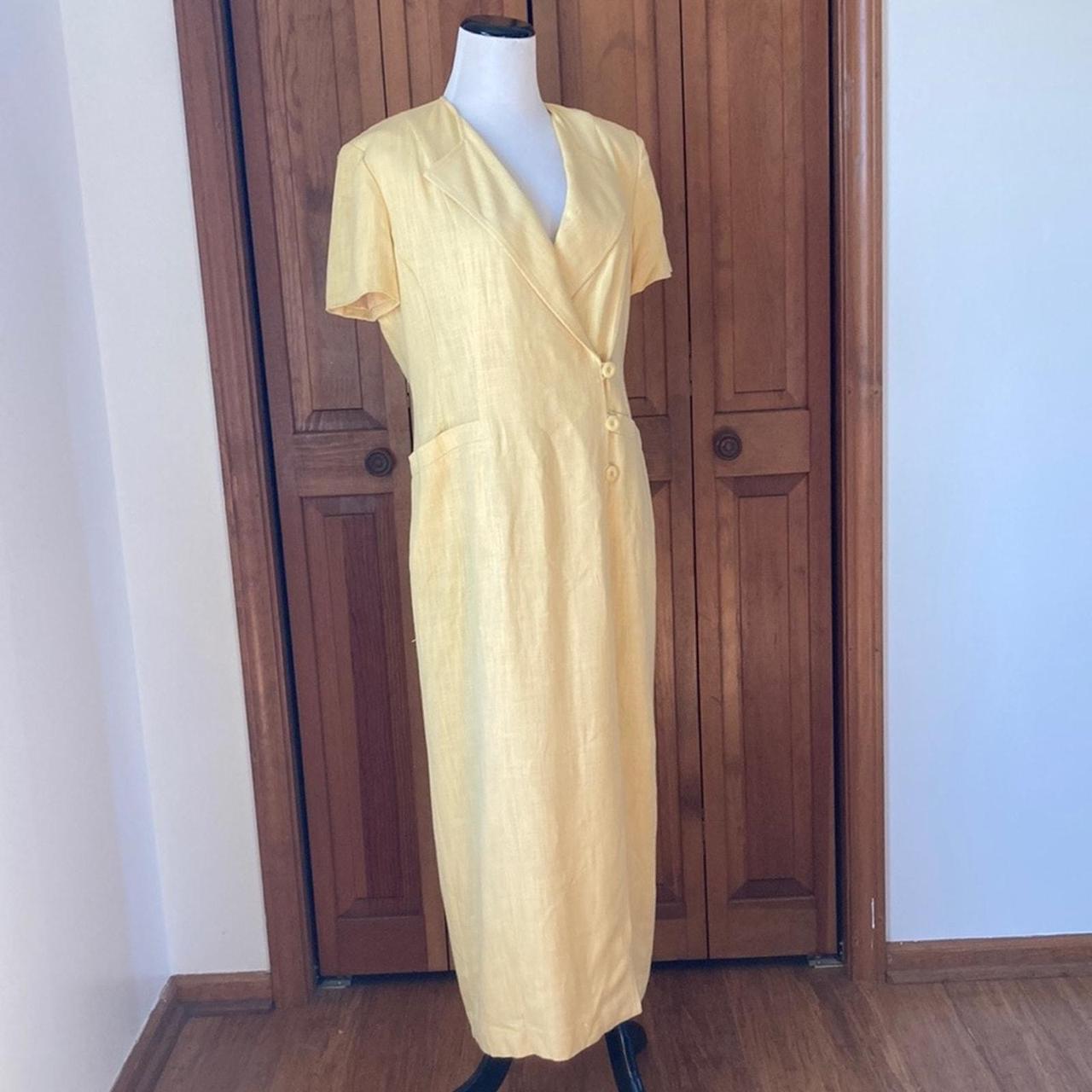 Shops adrianna papell yellow dress