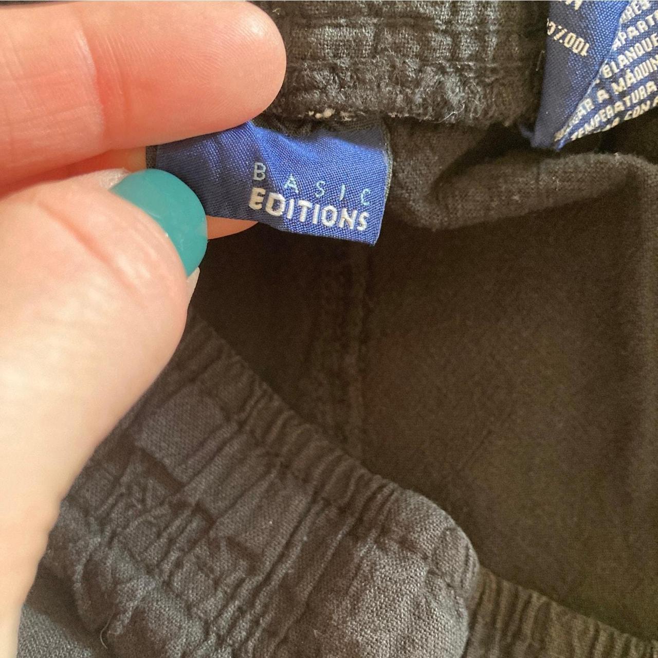 Basic Editions Women's Pants - Black - L – Basic … - image 4