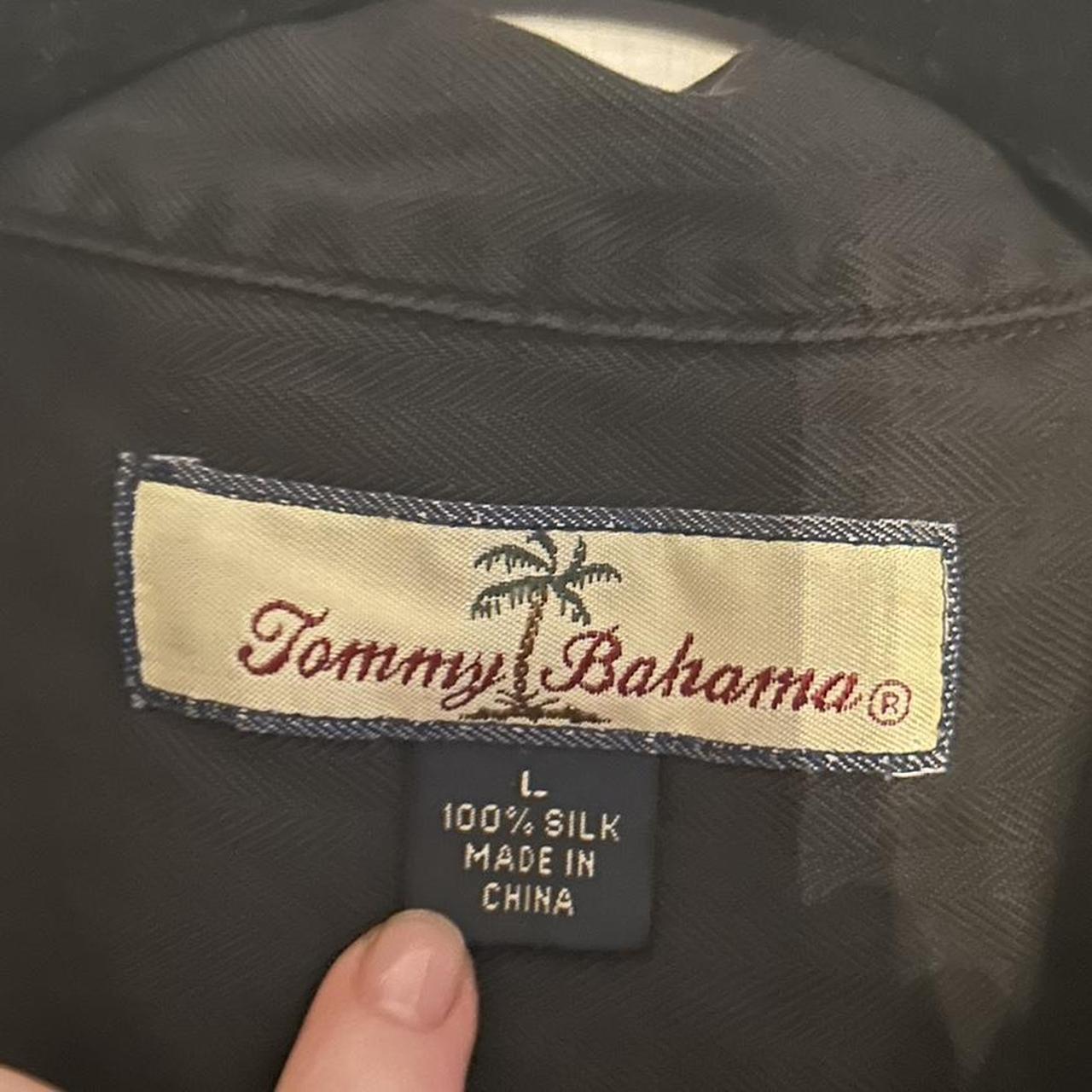 Black Tommy Bahama button up Forgot I had this in... - Depop