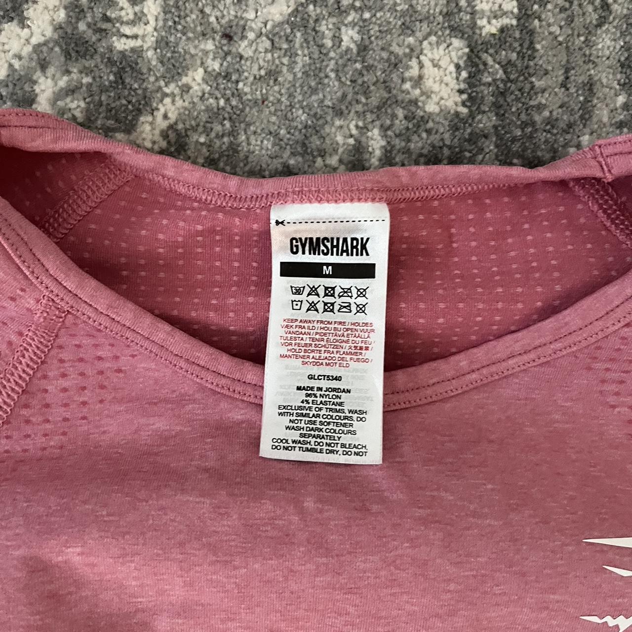 Gymshark Women's Pink Shirt | Depop