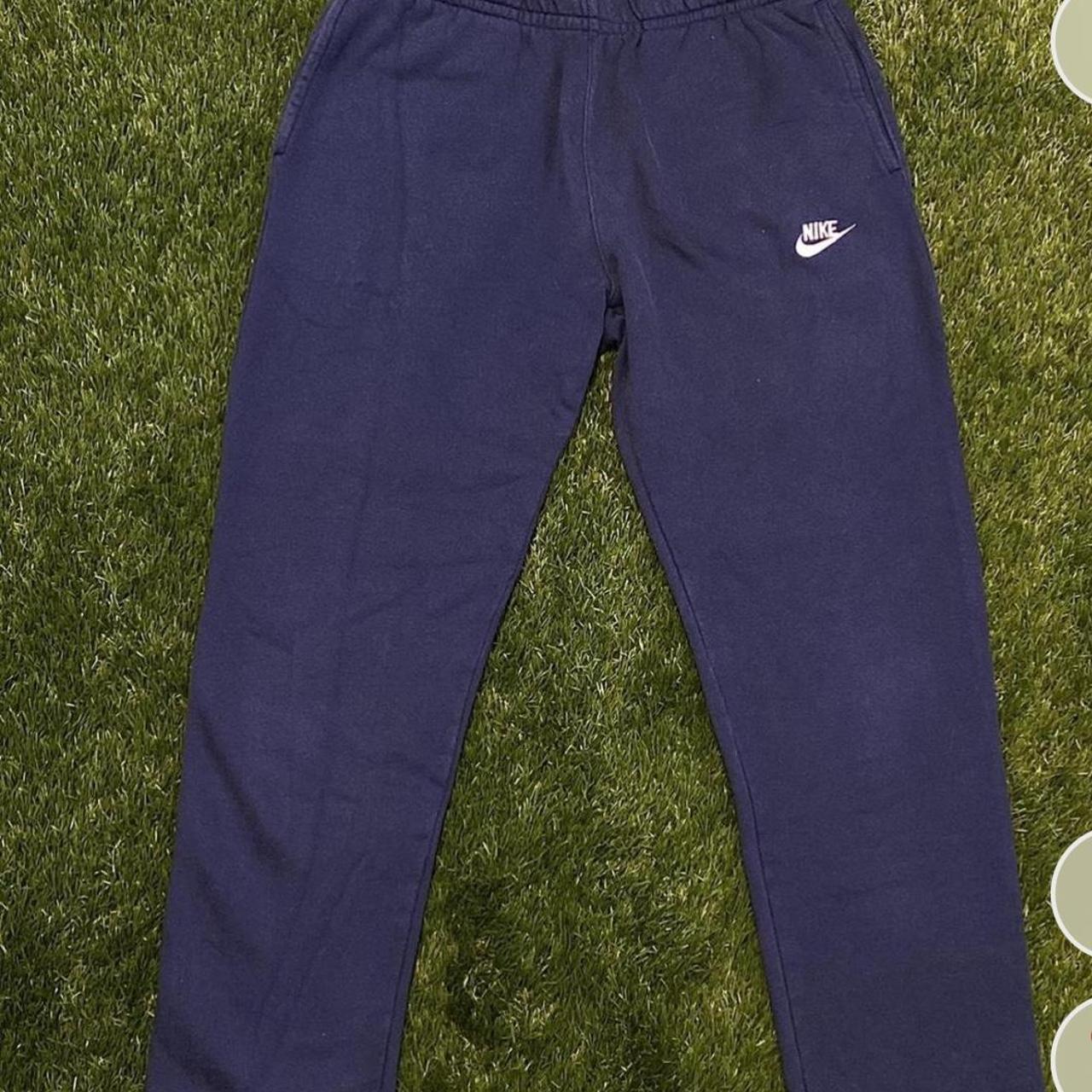 Blue Nike Joggers Blue Nike Joggers with very... - Depop