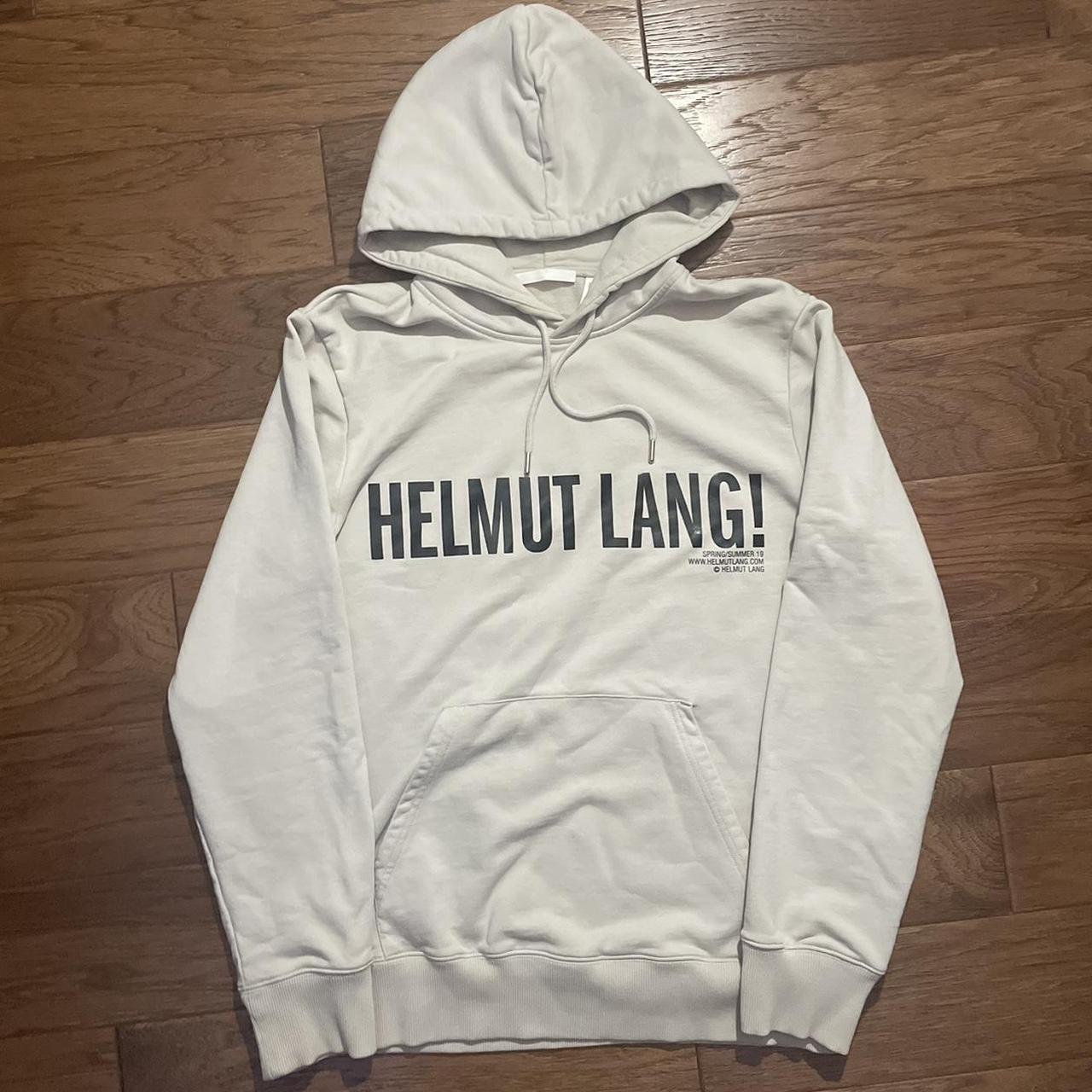 Helmut lang hotsell exclamation hoodie