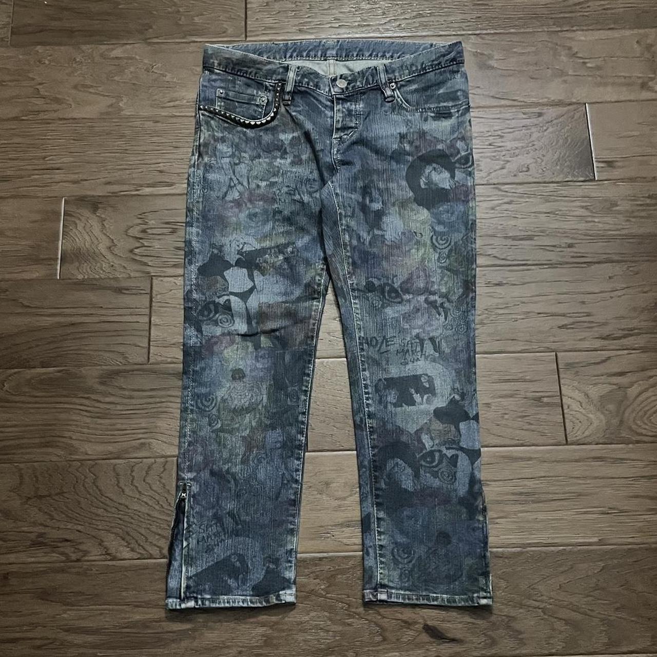 パンツ HYSTERIC GLAMOR Courtney Love HYSTERIC GLAMOUR x COURTNEY LOVE VINTAGE ALL OVER | Depop