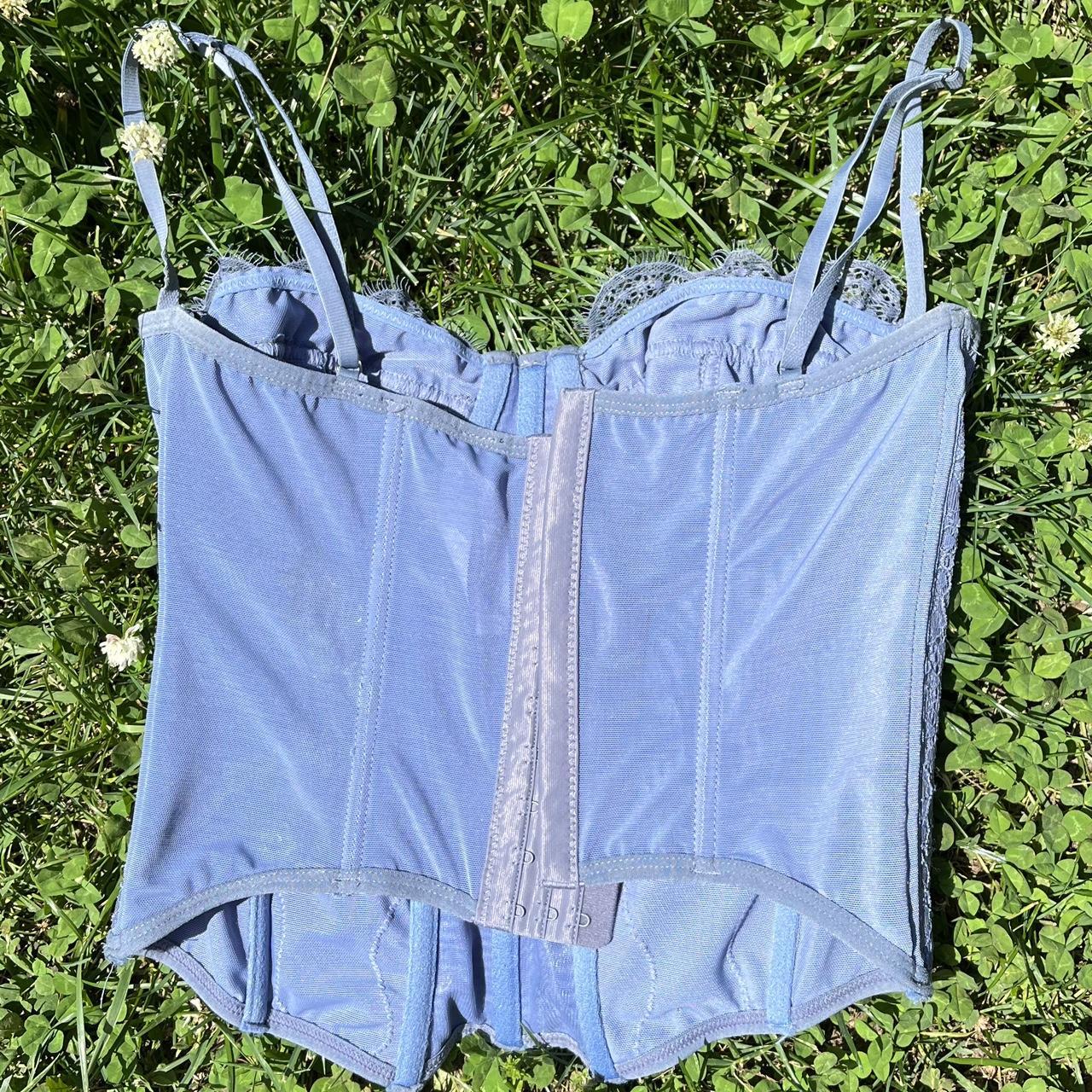 Urban Outfitters lace corset top Periwinkle color... Depop