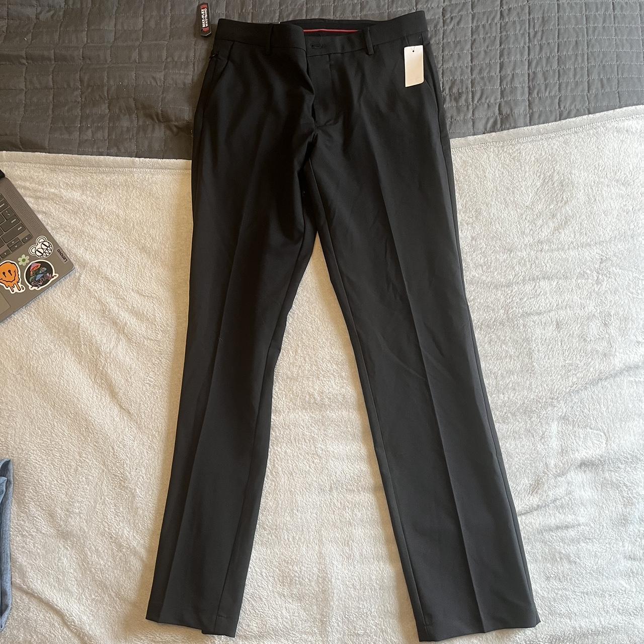 Buy VAN HEUSEN Textured Blended Slim Fit Men's Formal Trouser | Shoppers  Stop