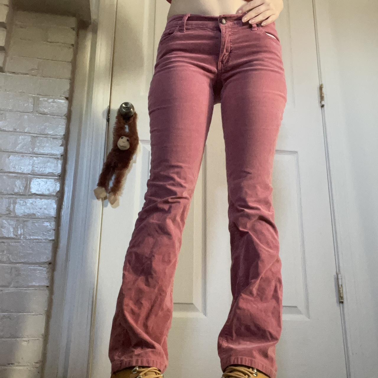 Vintage Abercrombie & fitch pink pants. Kinda - Depop