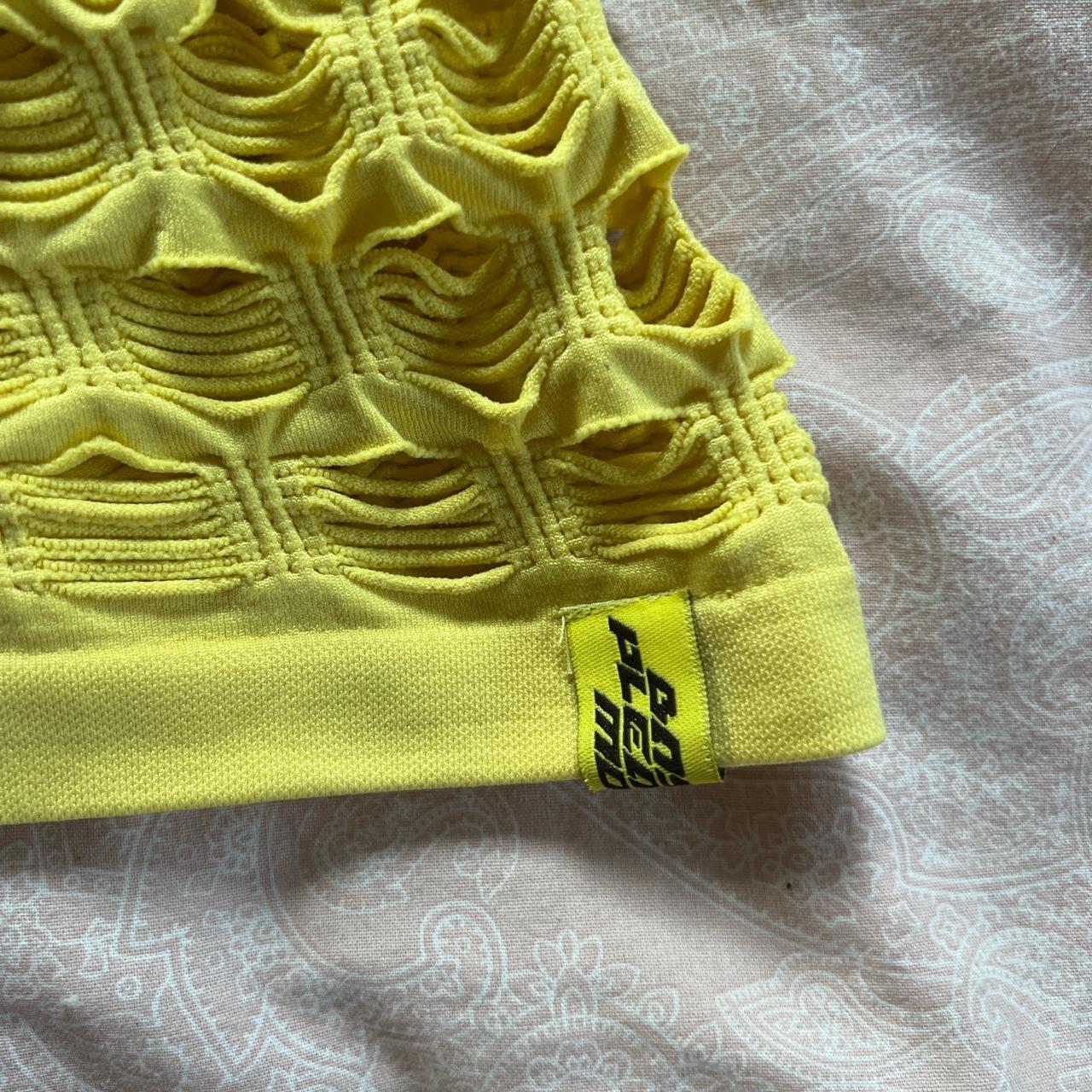 Basic Pleasure Mode yellow tank top Super... - Depop