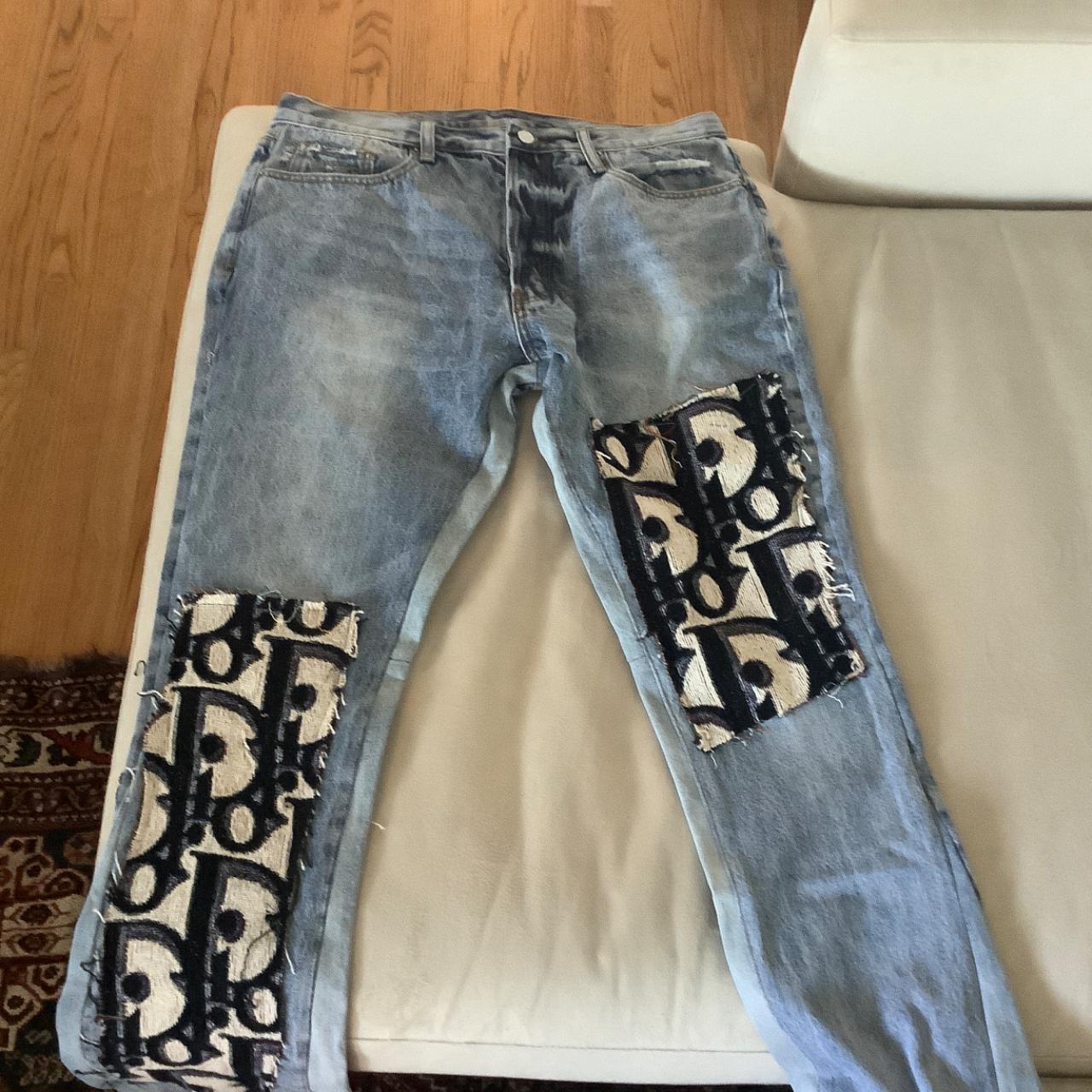 Shopusvsthem Reworked Dior Jeans. Bought it as a... - Depop
