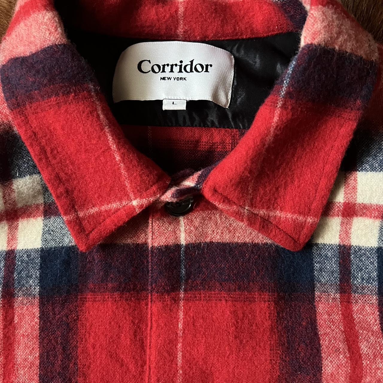 Corridor Men's Red and Navy Shirt (2)