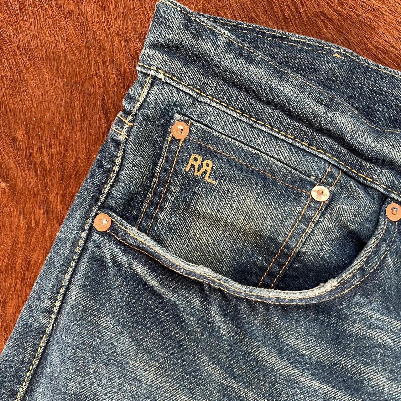 RRL Vintage 5 Pocket Denim Grandfalls Jean Size... - Depop