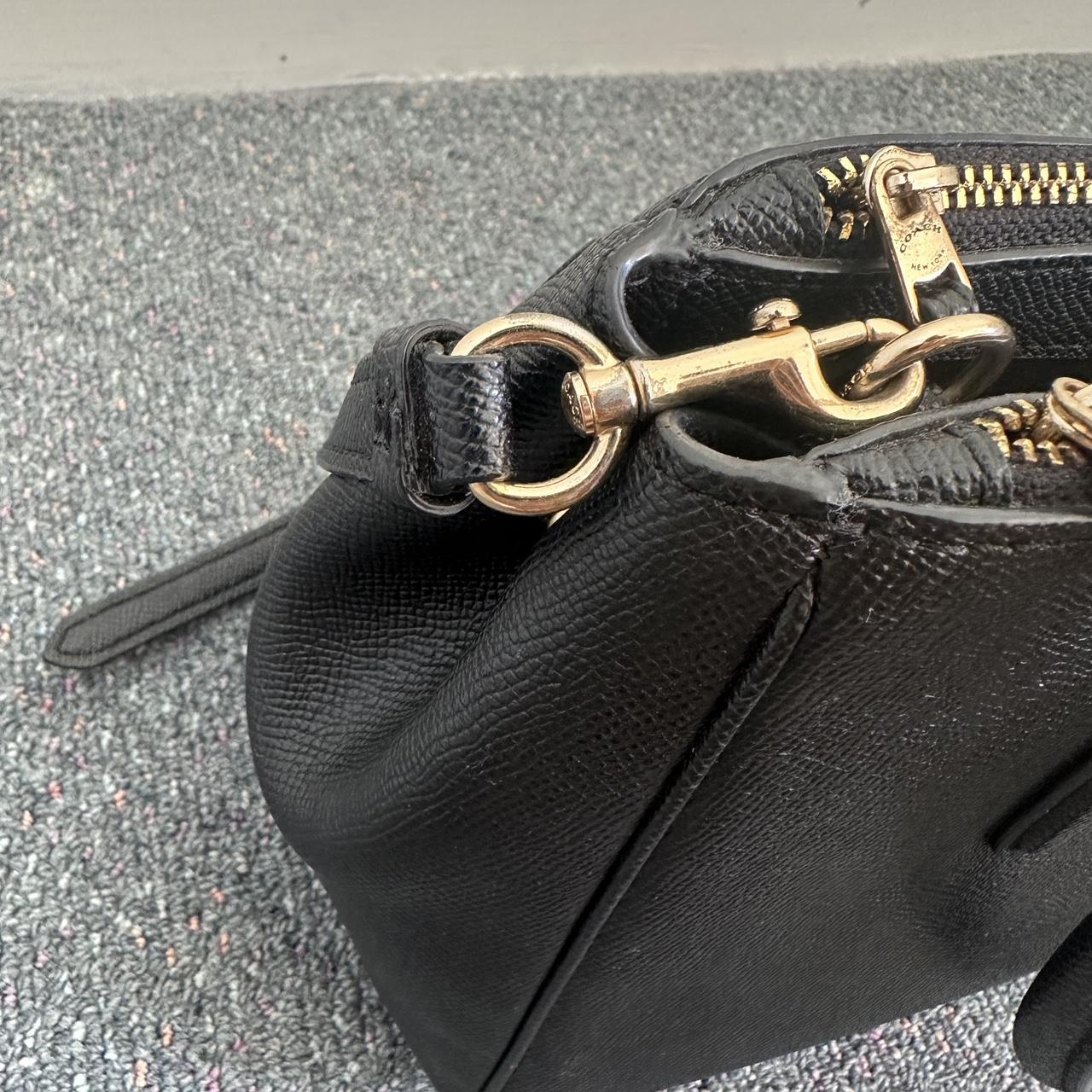 Coach Bag - Black - Minor flaws, some colouring has... - Depop