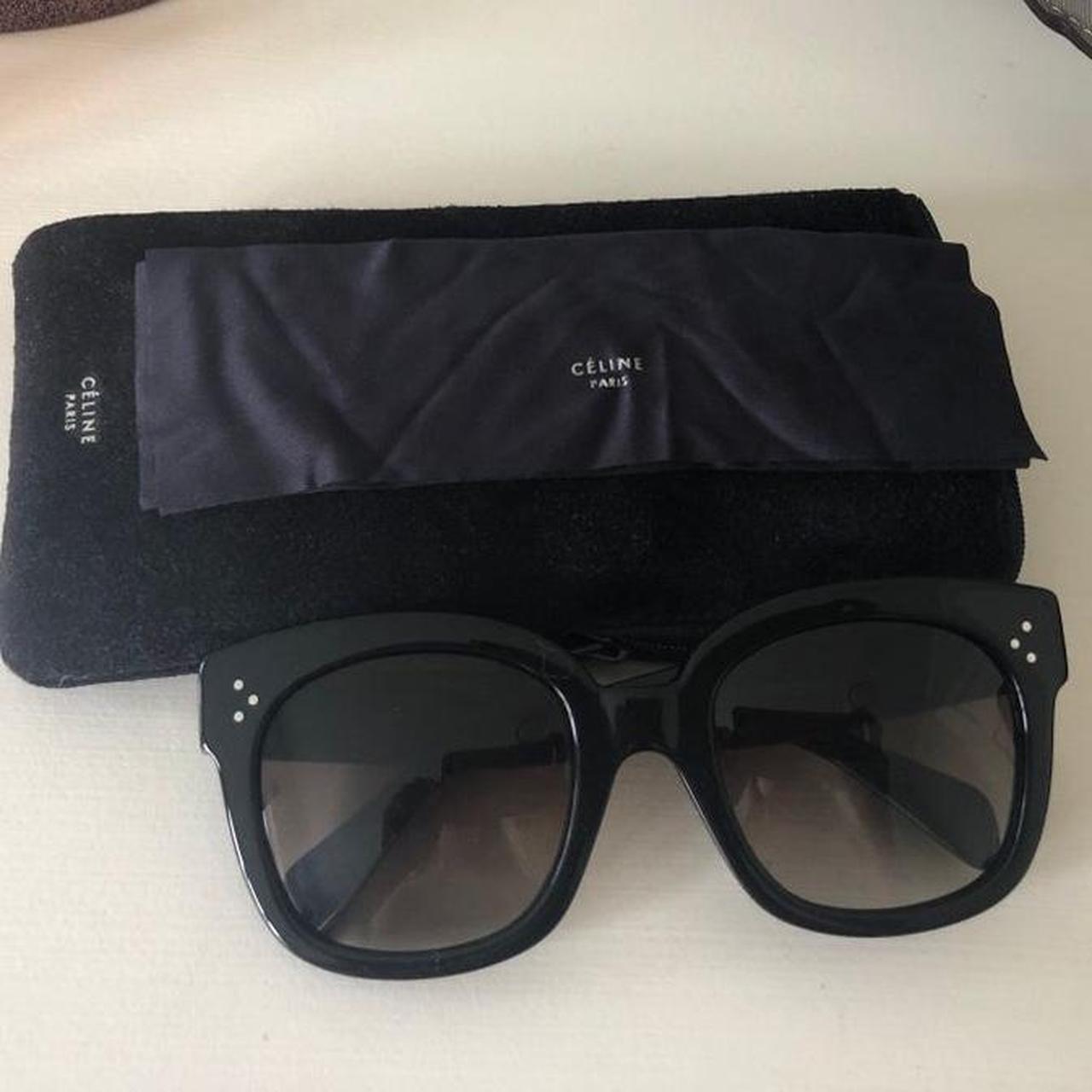 Celine audrey sunglasses black best sale