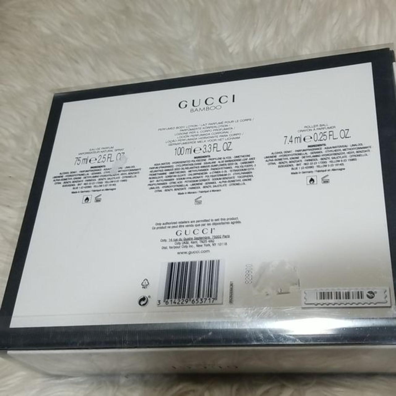 Gucci Bamboo perfume gift set new in box. Box only... - Depop