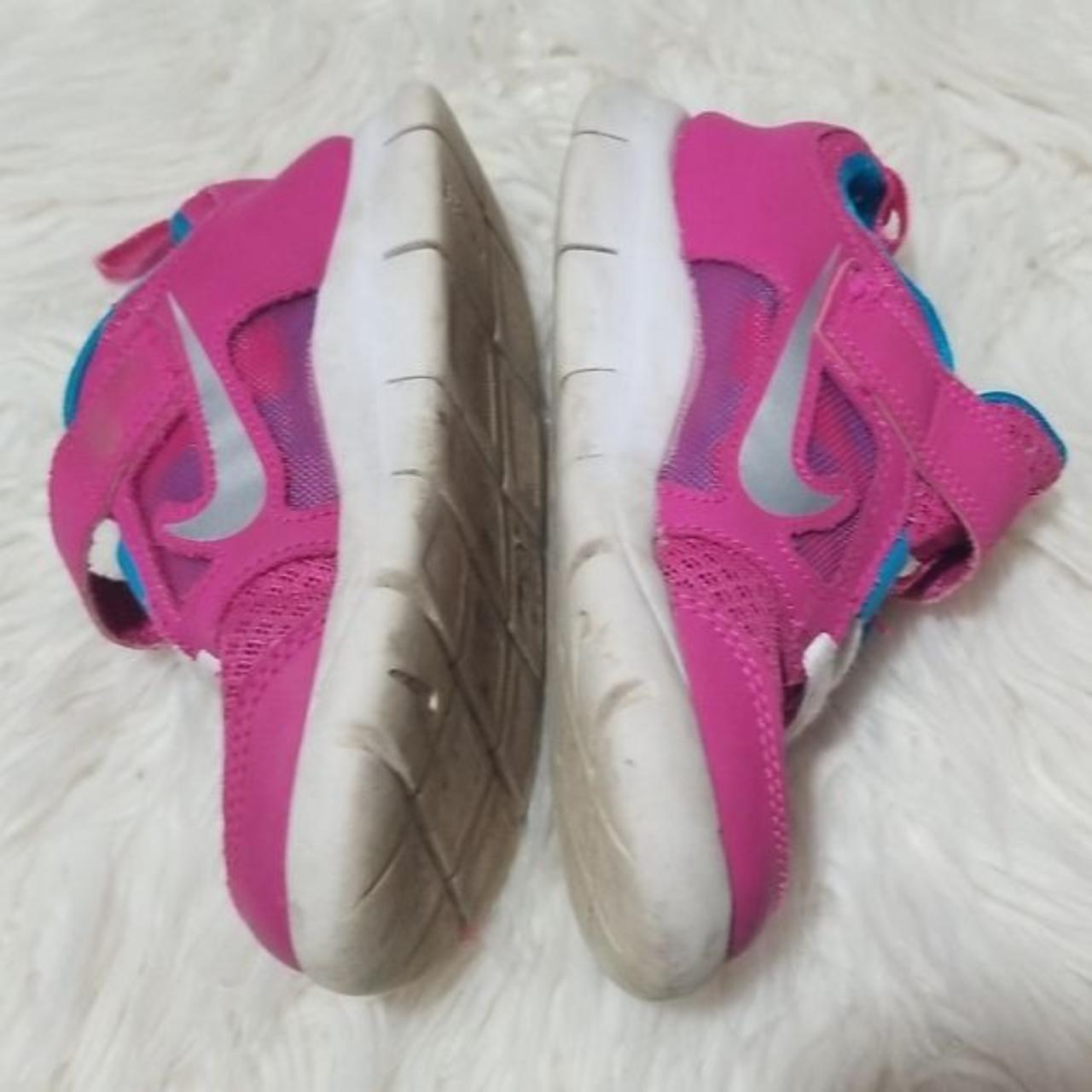 Nike Pink Toddler Girls Athletic Shoes in great... Depop