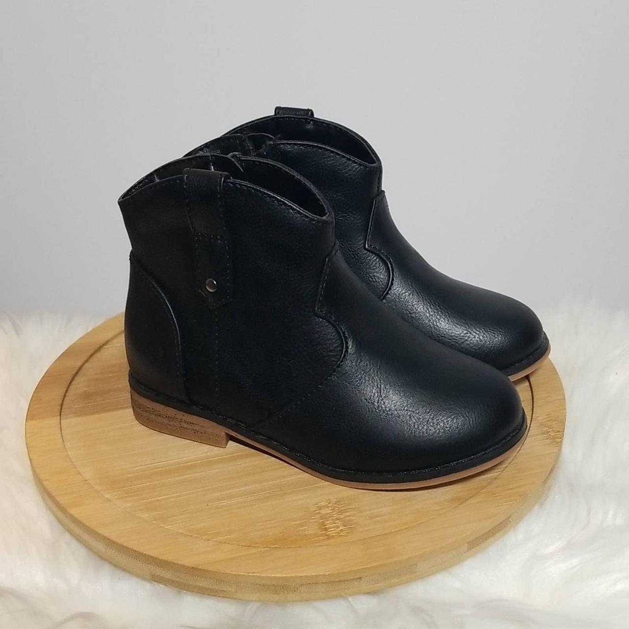 Cat & Jack Black Boots Depop