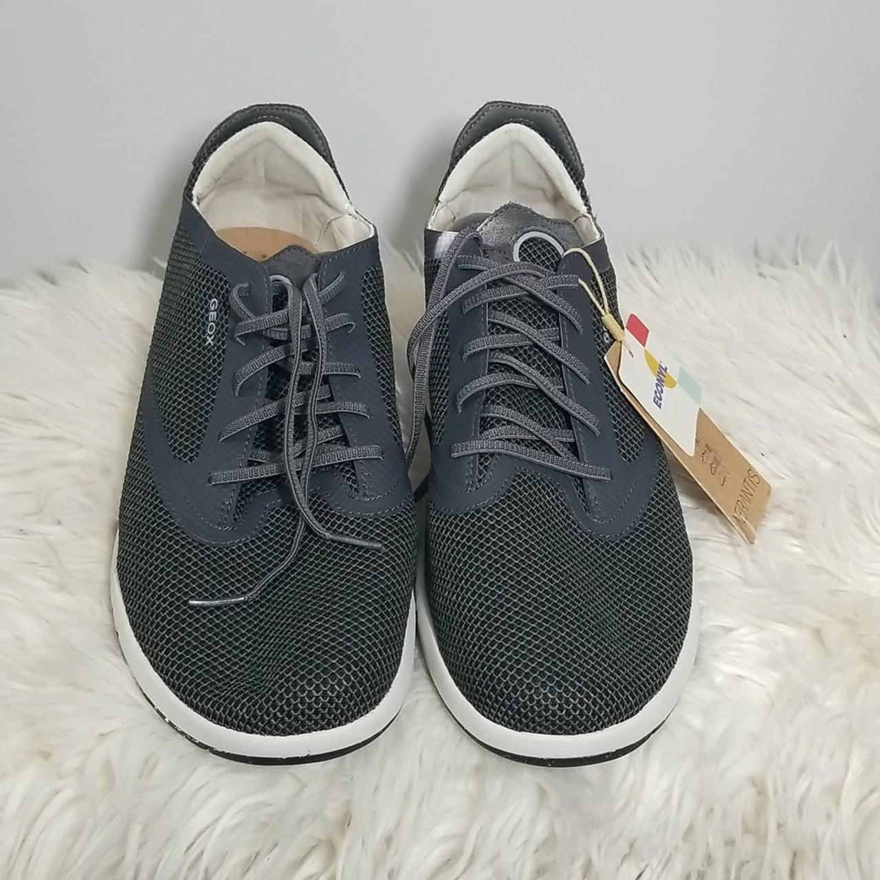 Geox grey outlet trainers