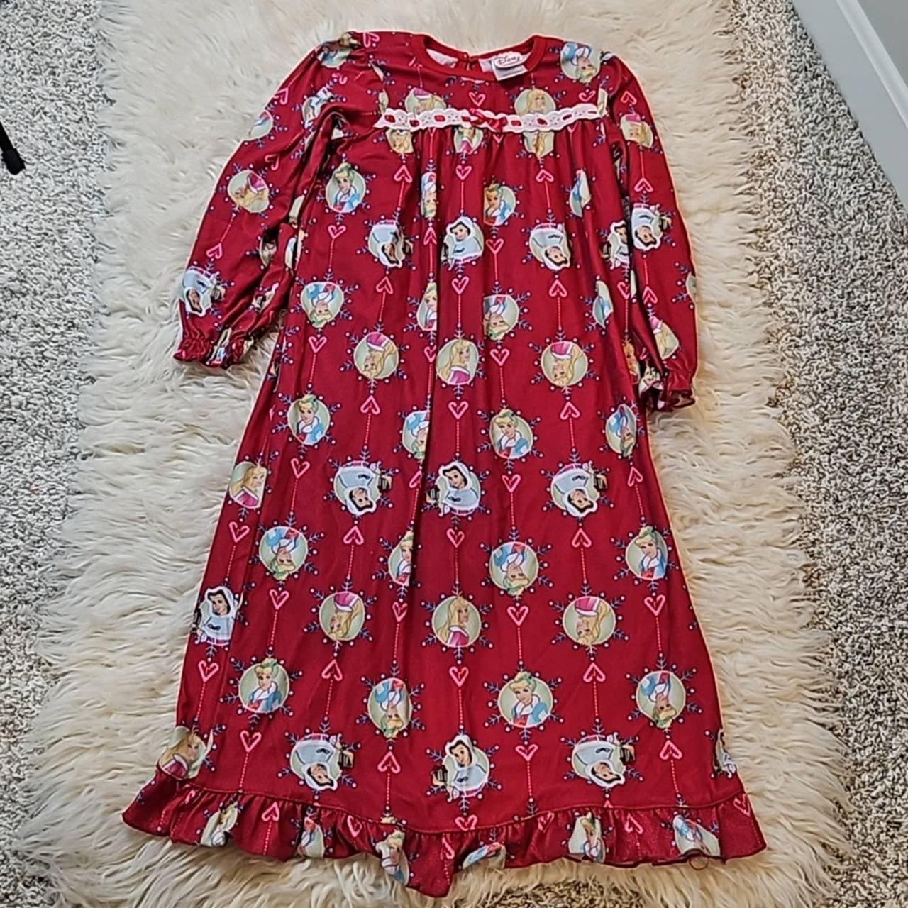 Disney Princess Long Sleeve Long flannel Nightgown Depop