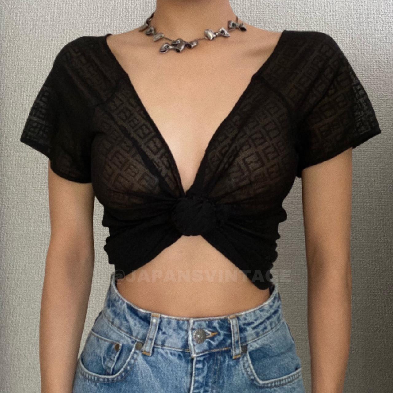 Fendi 2024 sheer top