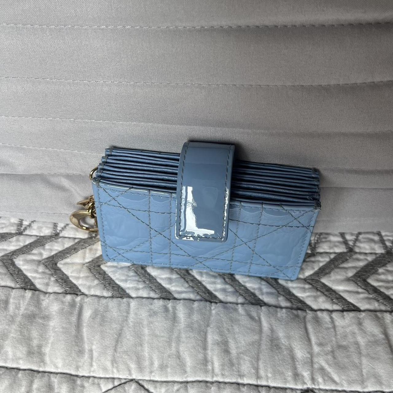 Dior Blue Card Holder Wallet Box Included Free Depop 4509