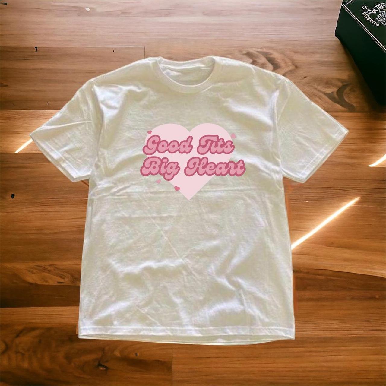 kurt #tshirt #rapp #reneé #y2k Good tits big heart... - Depop