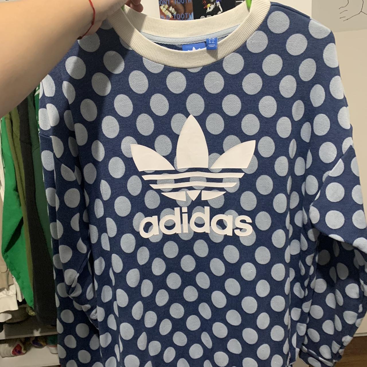 Adidas polka cheap dot sweatshirt