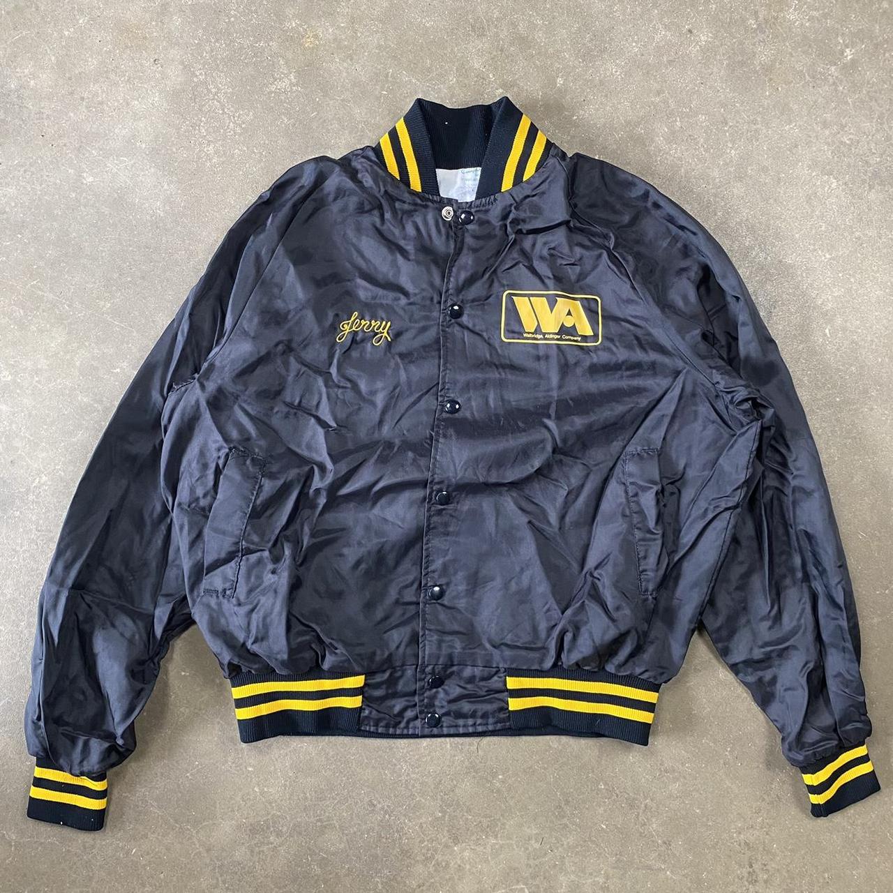 Vintage 1980s Varsity Jacket “Jerry” Size: Large... - Depop