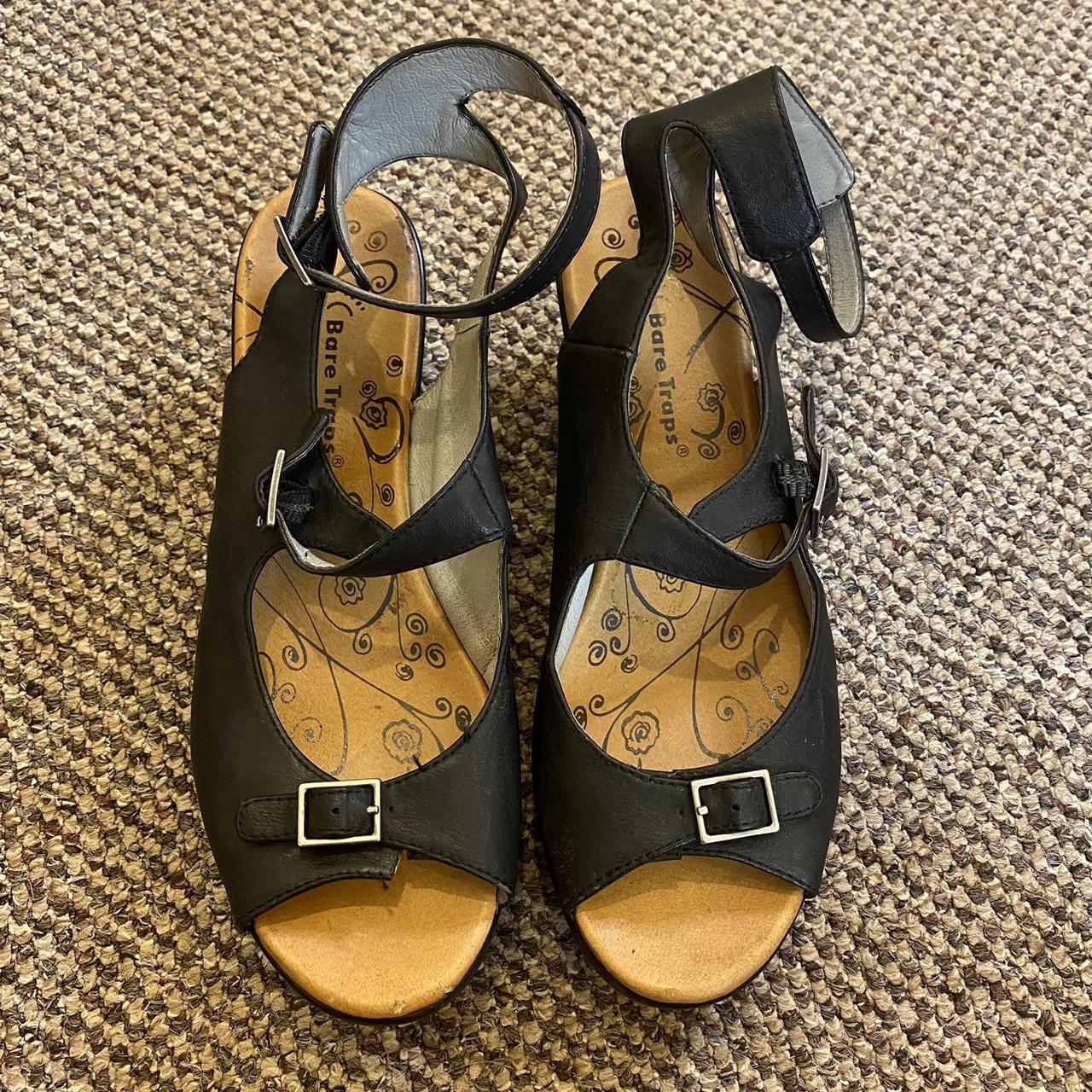 Women's Black Sandals | Depop