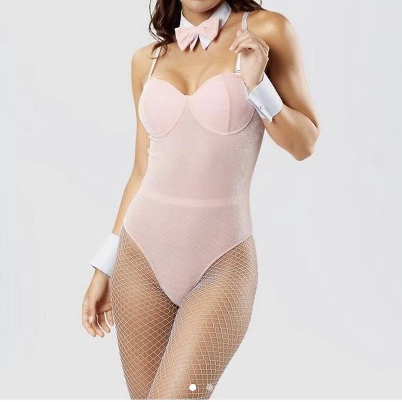 Ann Summers Women S Pink And White Fancy Dress Depop