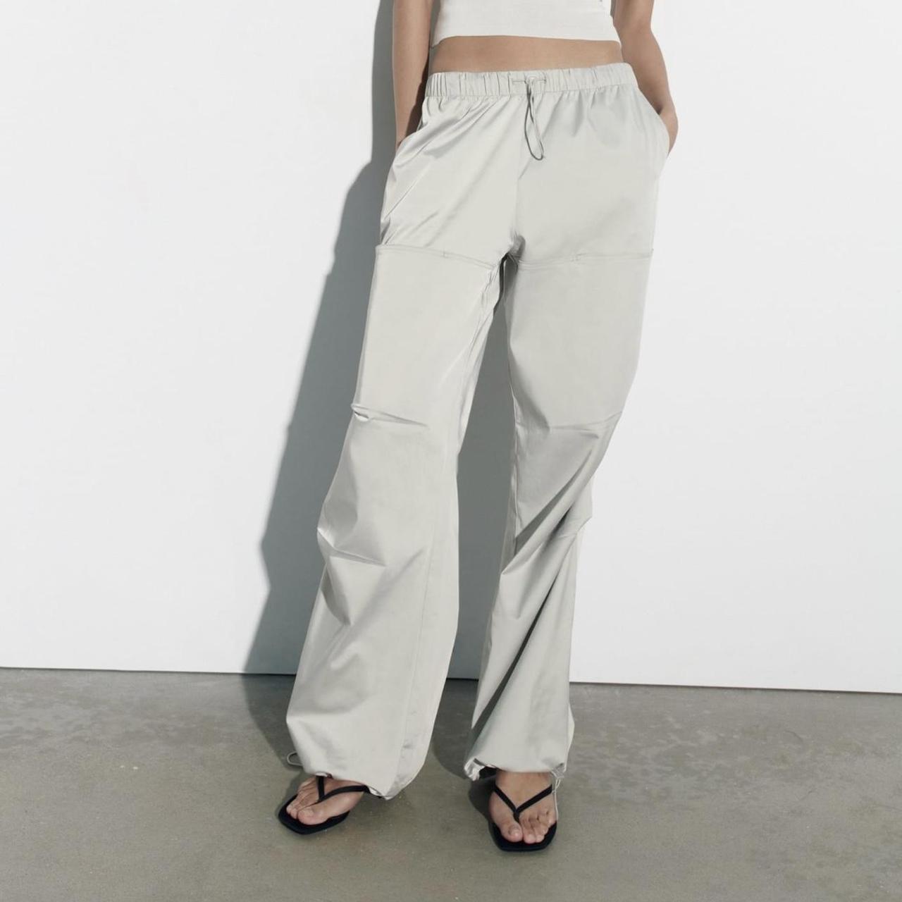 【SATIIIZ】Dipol Nylon Parachute Pants Indigo Nylon Satin Parachute Pants Unisex | BLUE BLUE JAPAN