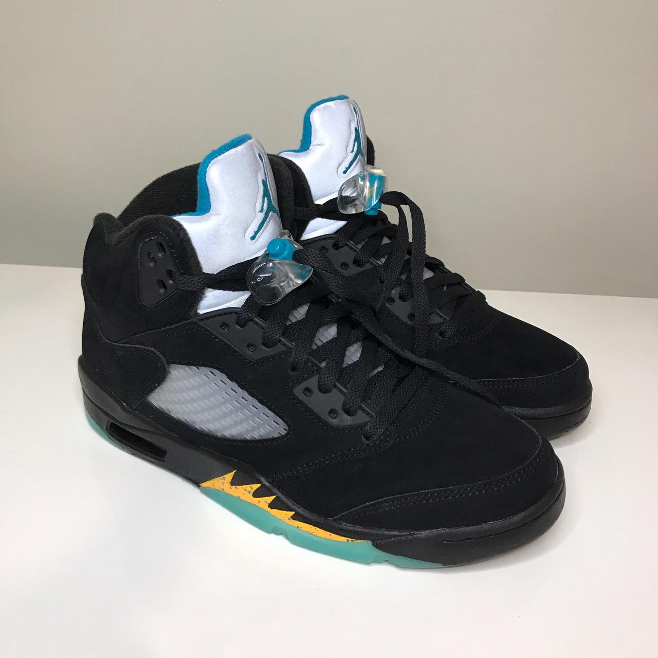 Jordan 5s aquas Size 7.5uk Brand new With box. Depop